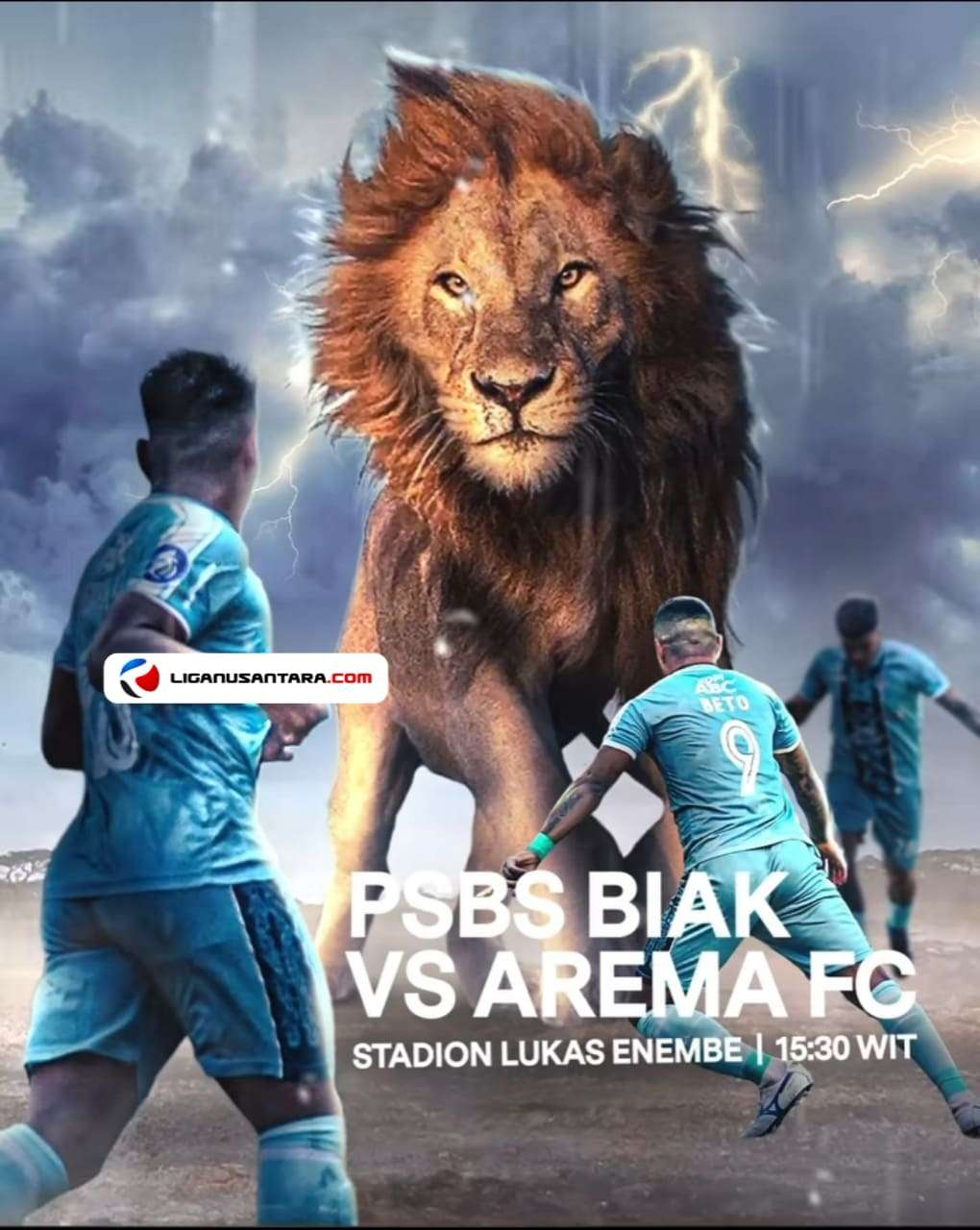 Prediksi PSBS Biak vs Arema FC: H2H dan Susunan Pemain