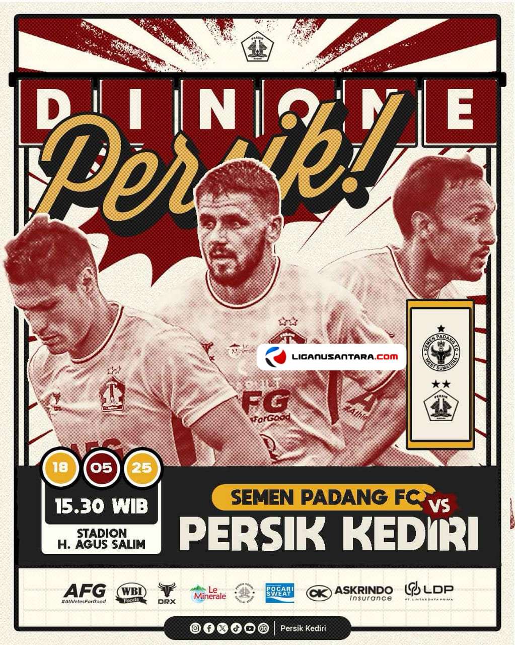 Prediksi Semen Padang vs Persik Kediri: H2H dan Susunan Pemain