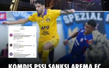 Sanksi Komdis PSSI Ke Arema Terlalu Ringan, Netizen Geram