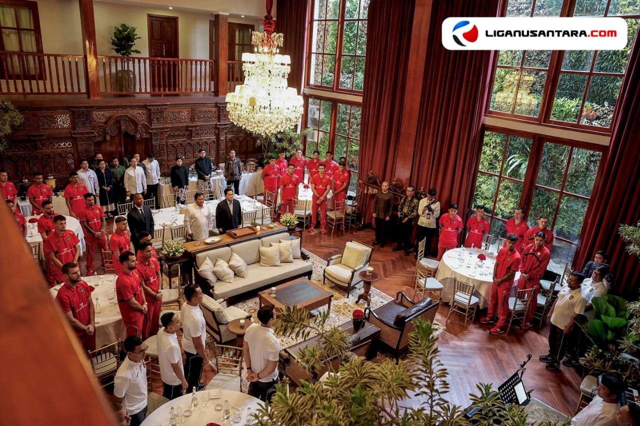Timnas Indonesia Dapat Jamuan Di Kediaman Prabowo Subianto