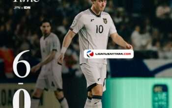 Hasil Timnas Jepang vs Indonesia: 6-0