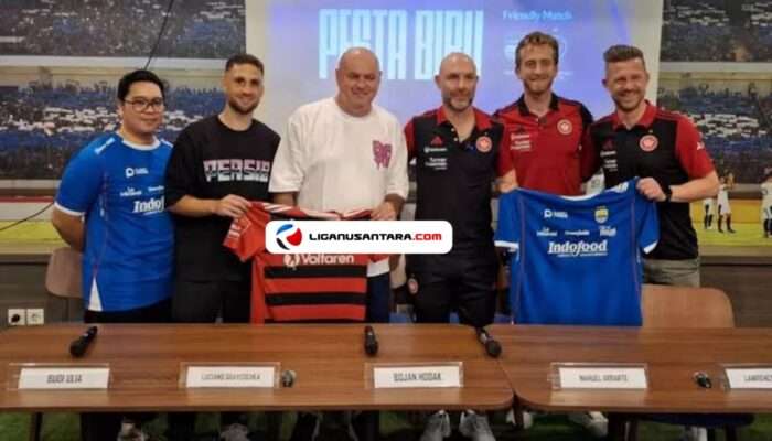 Lawrence Thomas Antusias Hadapi Persib Bandung