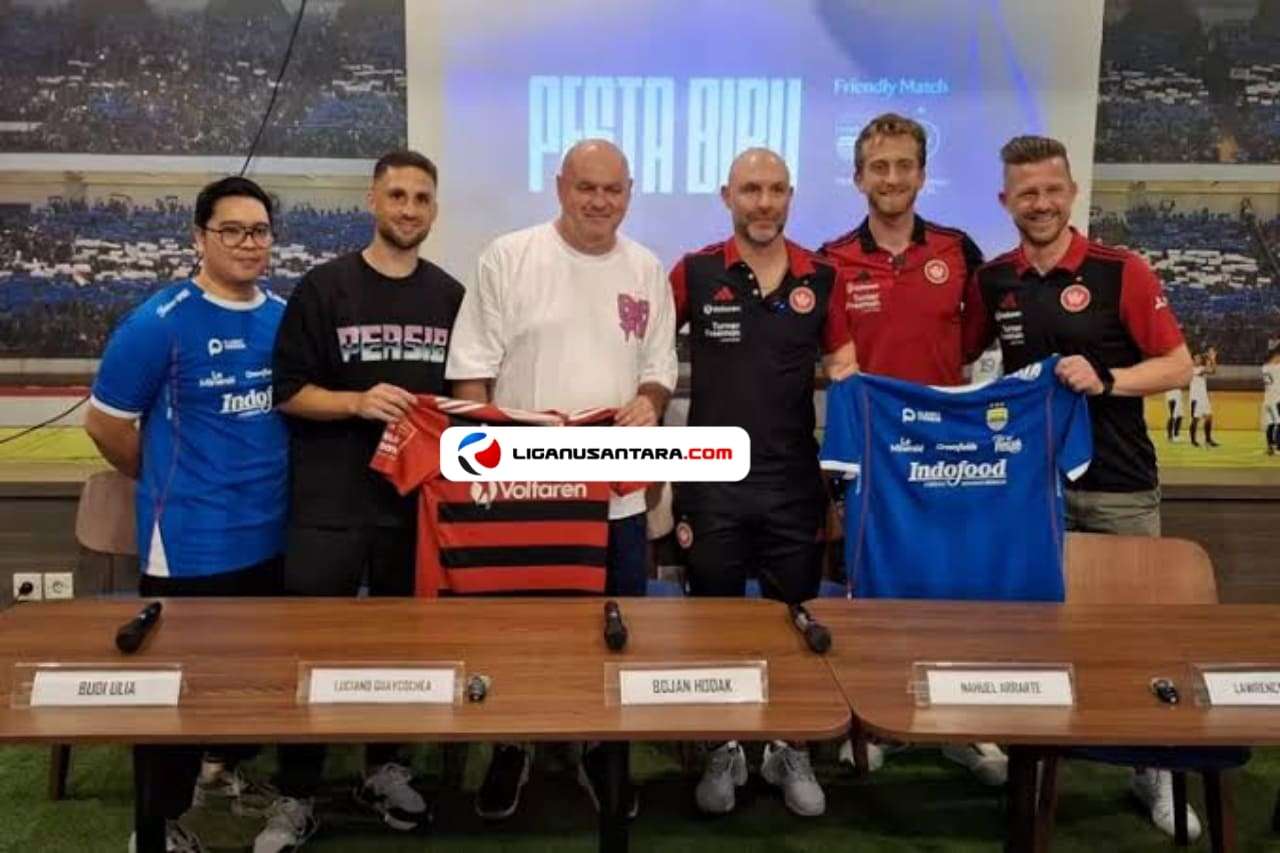 Lawrence Thomas Antusias Hadapi Persib Bandung