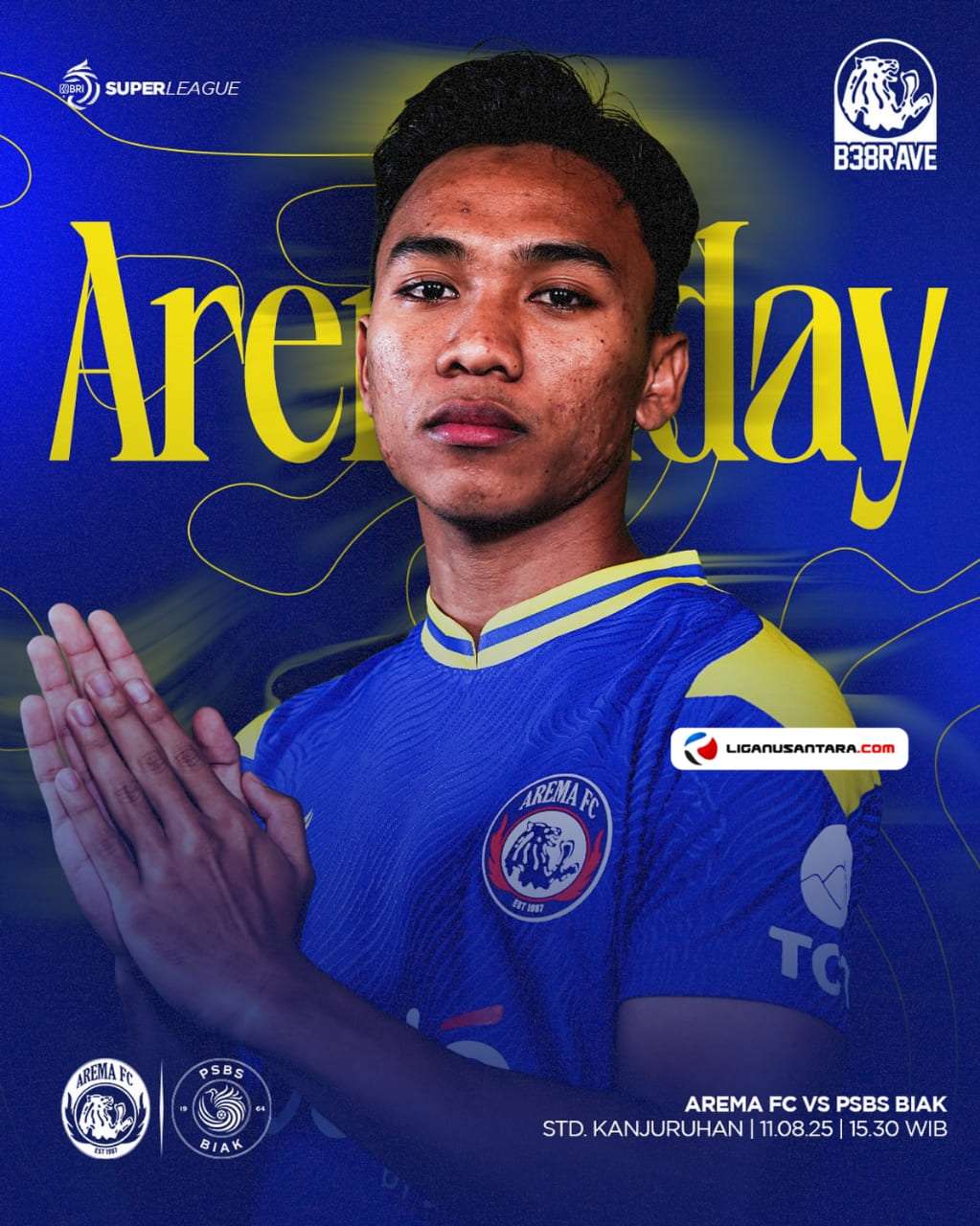 Prediksi Arema FC vs PSBS Biak: H2H dan Susunan Pemain