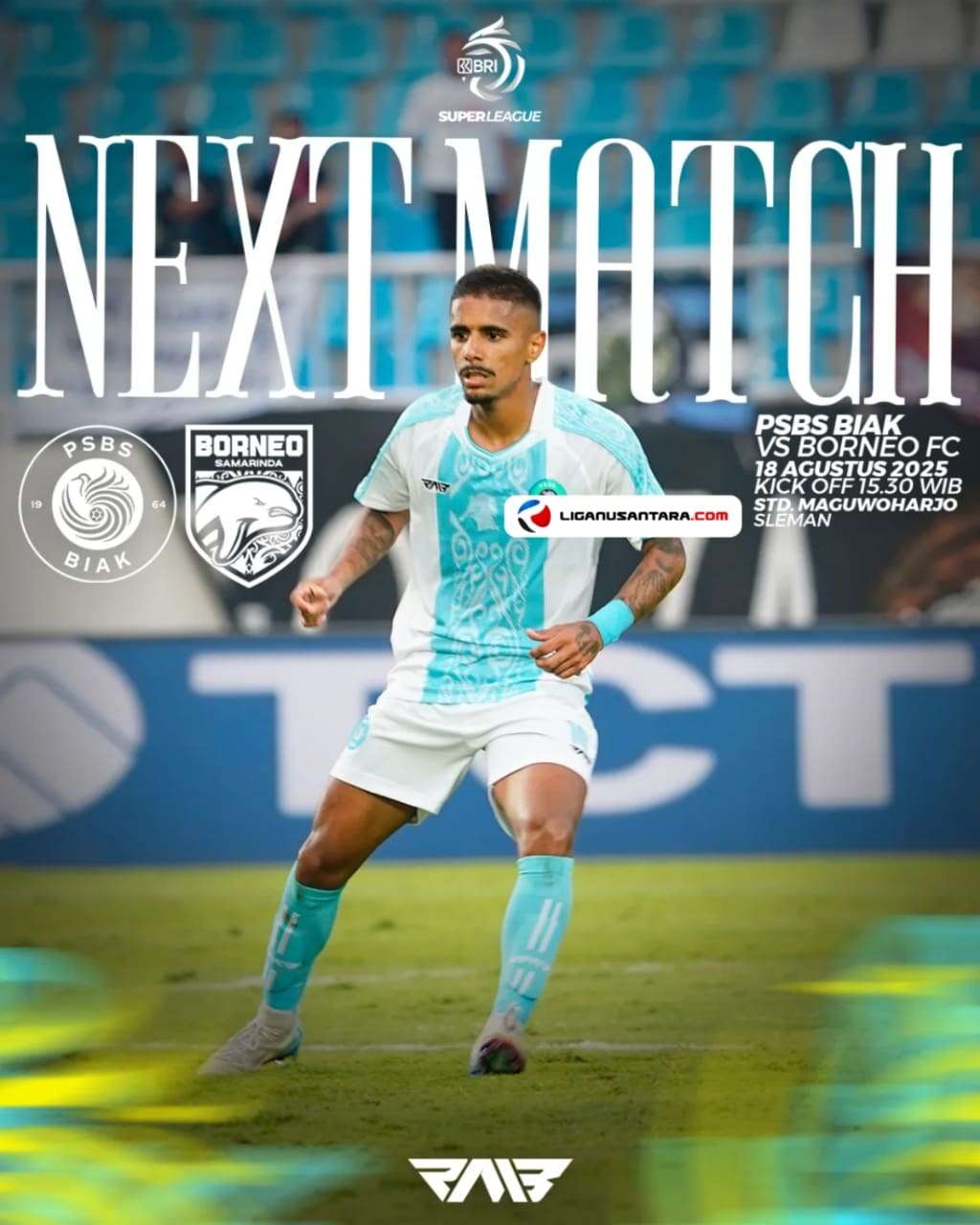 Prediksi PSBS Biak vs Borneo FC: H2H dan Susunan Pemain