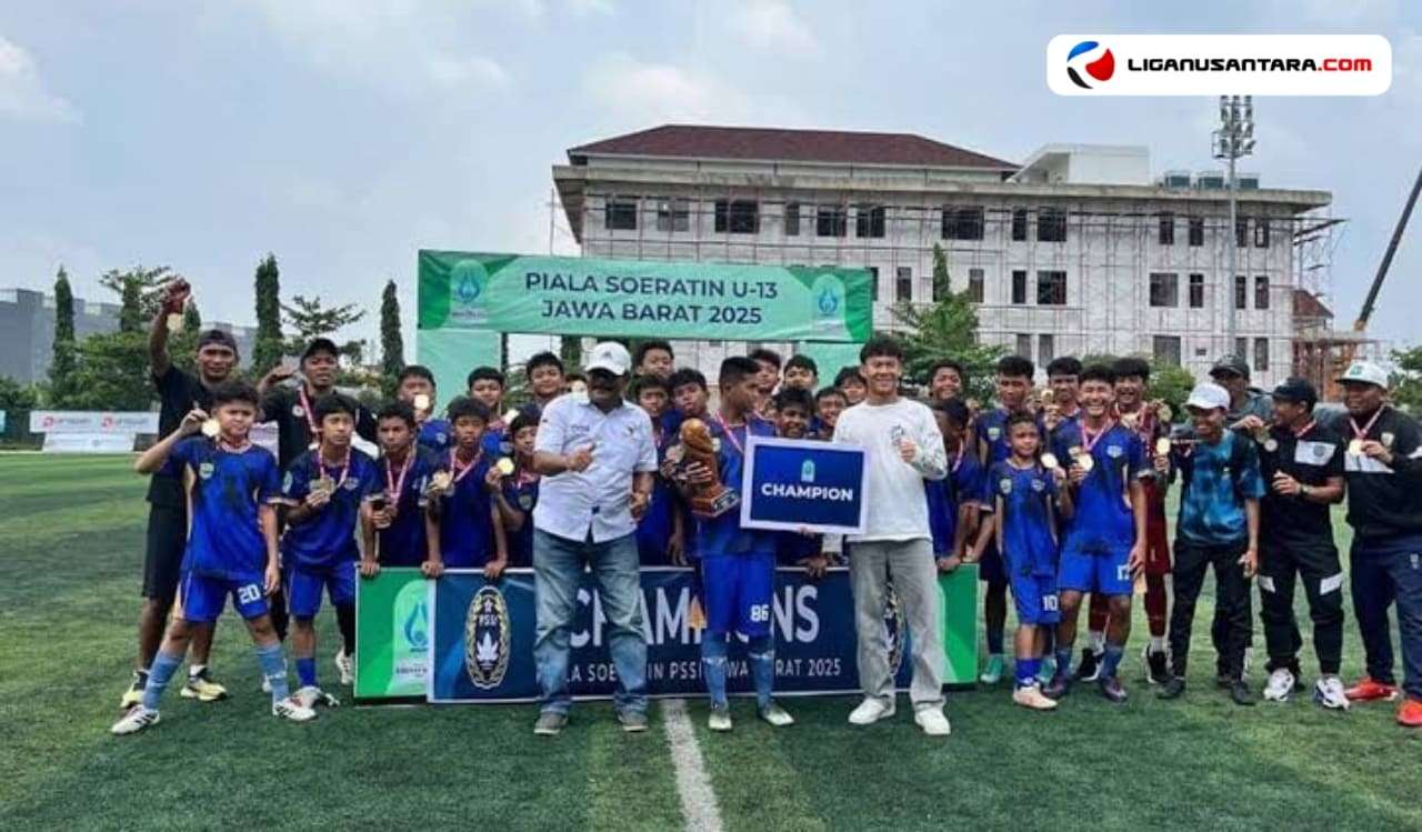 Persib Juara Piala Soeratin U-13 Jawa Barat