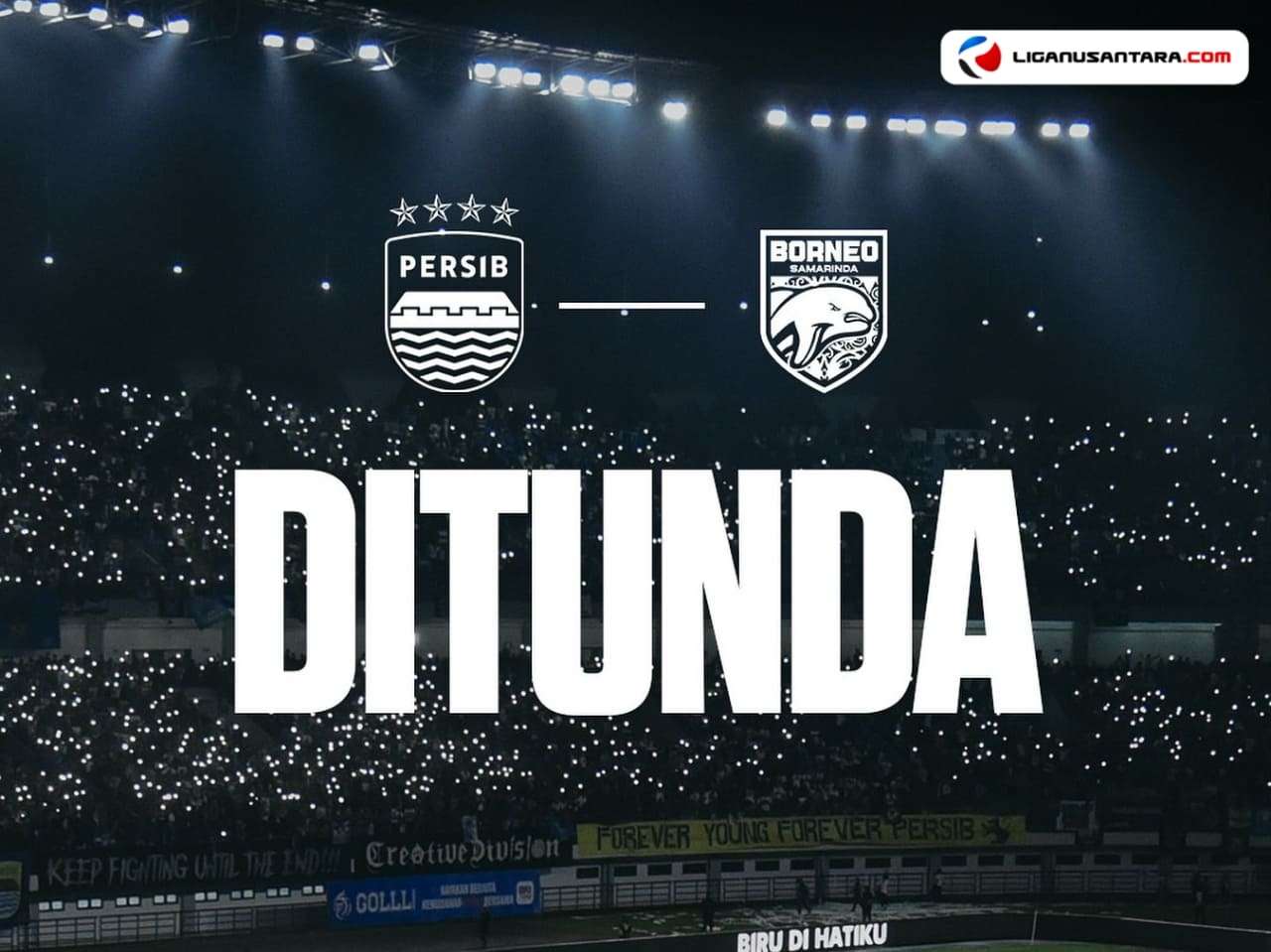 Laga Persib Bandung vs Borneo FC Resmi Ditunda