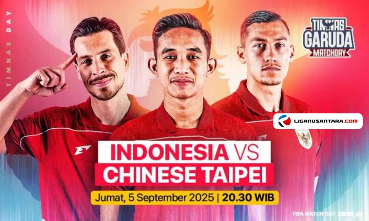 Prediksi Timnas Indonesia vs Taipei: H2H dan Susunan Pemain