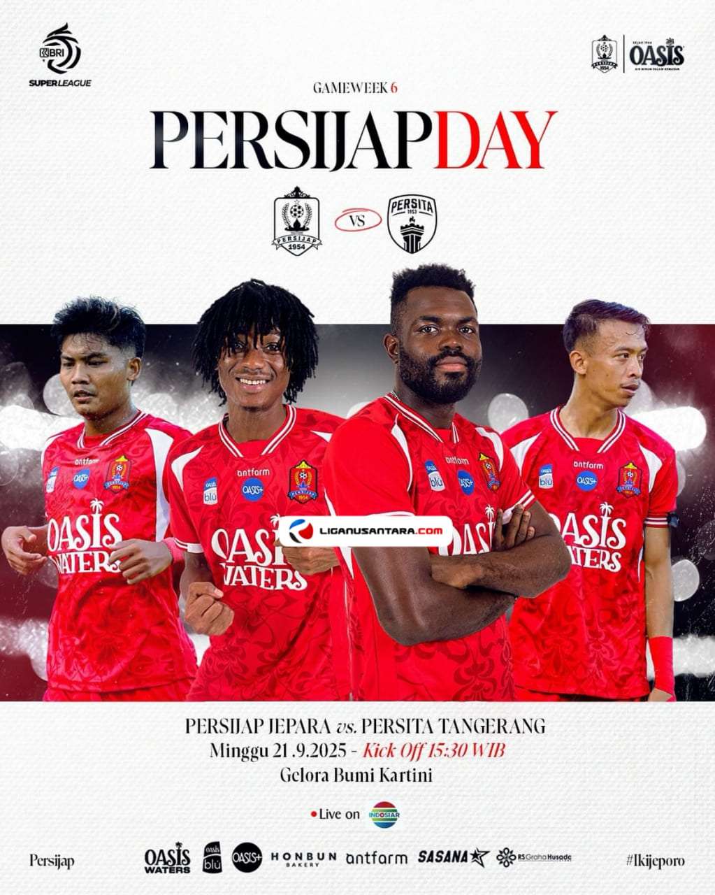 Prediksi Persijap Jepara vs Persita Tangerang: H2H dan Susunan Pemain