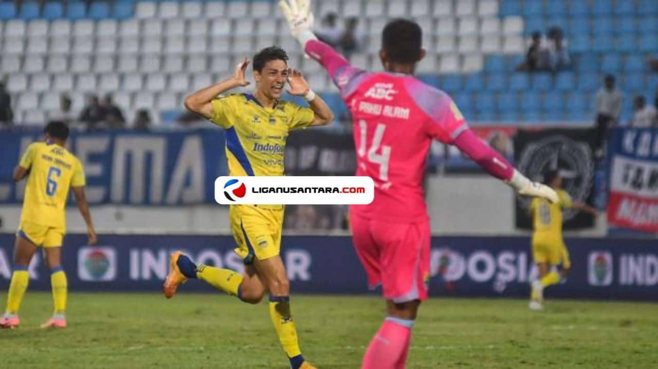 Federico Barba Puas Cetak Gol Kemenangan Persib