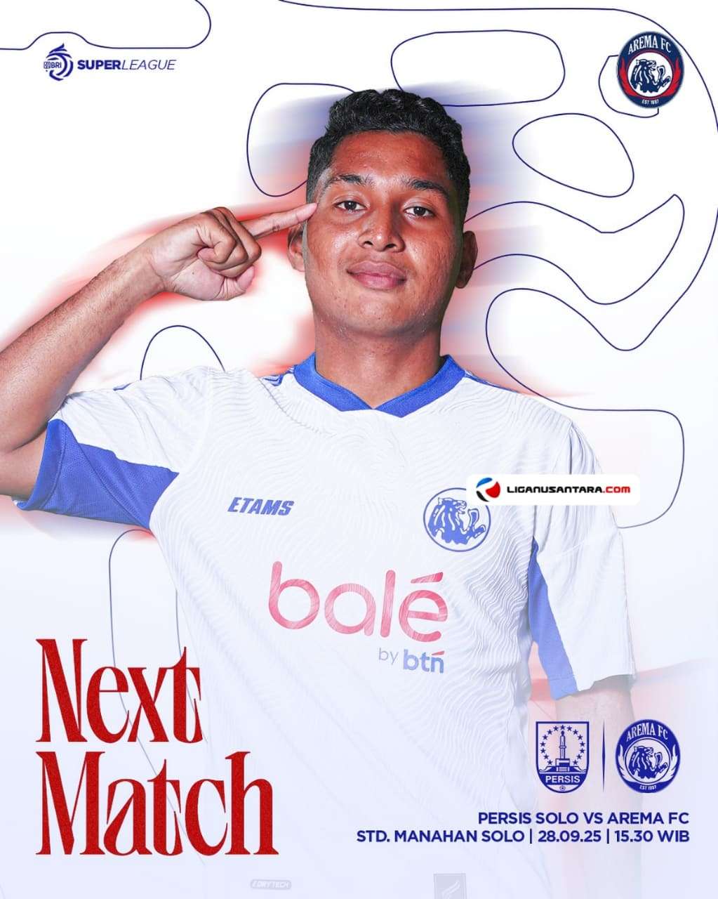 Prediksi Persis Solo vs Arema FC: H2H dan Susunan Pemain