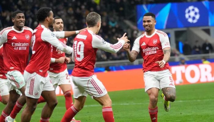 Rapor Pemain Arsenal Usai Tundukkan Inter: Gabriel Jesus Jadi Bintang, Saka Masih Mandek