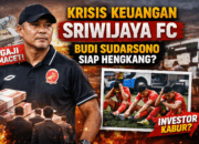 Krisis Keuangan Sriwijaya FC Kian Parah, Budi Sudarsono Siap Angkat Kaki Jika Haknya Tak Dipenuhi