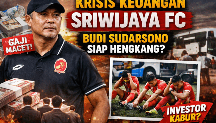 Krisis Keuangan Sriwijaya FC Kian Parah, Budi Sudarsono Siap Angkat Kaki Jika Haknya Tak Dipenuhi