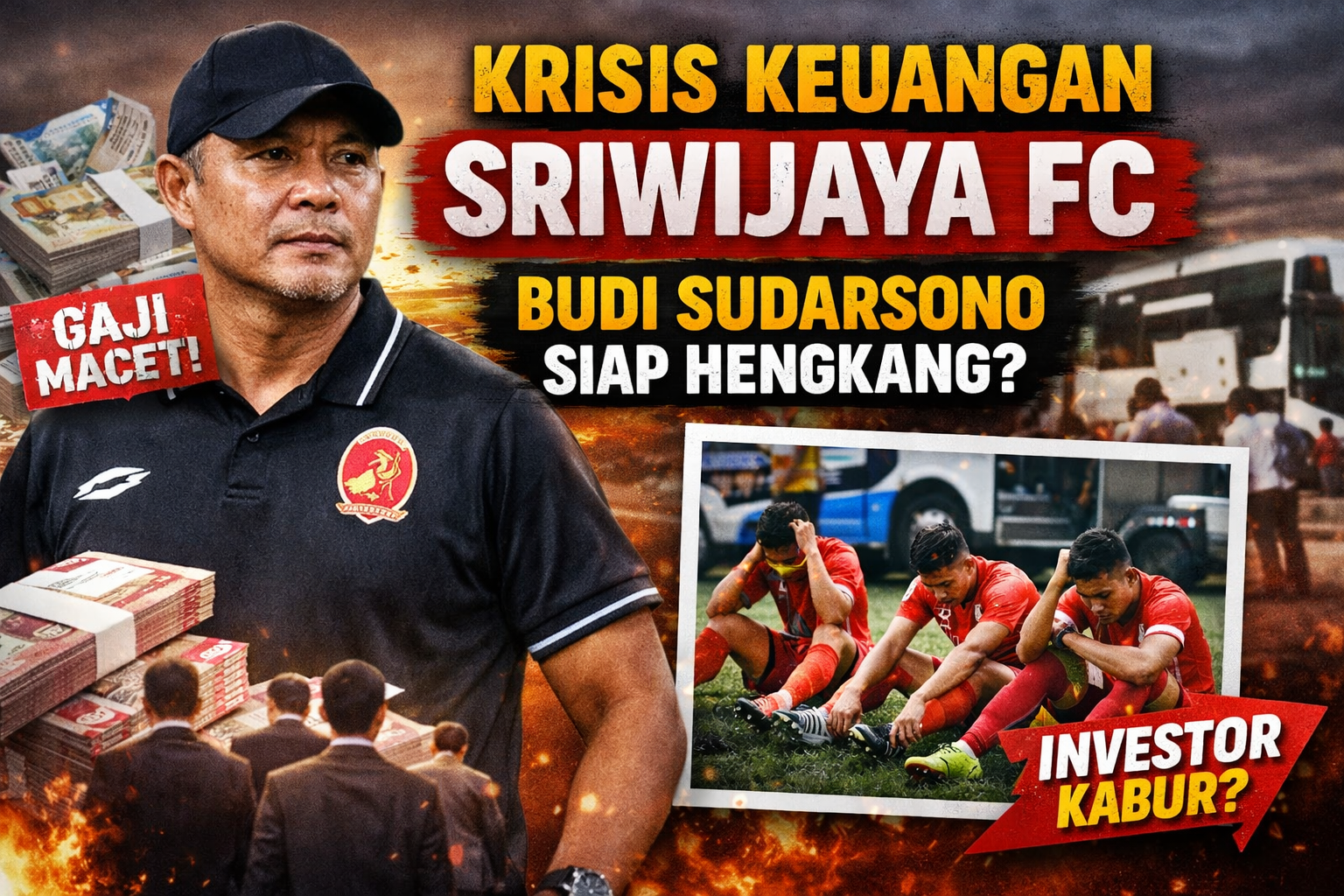 Krisis Keuangan Sriwijaya FC Kian Parah, Budi Sudarsono Siap Angkat Kaki Jika Haknya Tak Dipenuhi