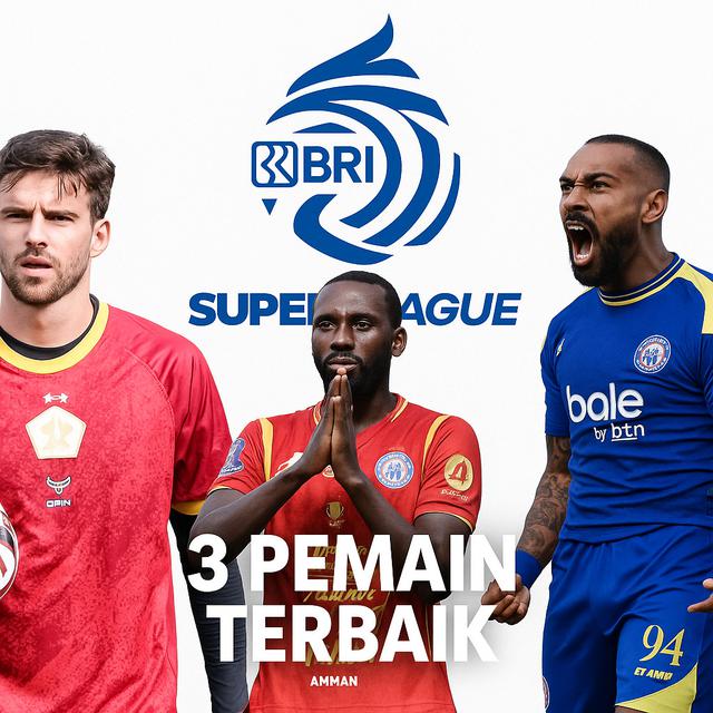 3 Pemain Plus Pelatih Terbaik Pekan 17 BRI Super League: Pemain Lokal PSIM Bersaing dengan Bintang Impor