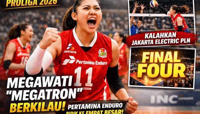 Proliga 2026 – Megawati Tampil Tenang di Momen Krusial, Pertamina Enduro Bidik Start Ideal