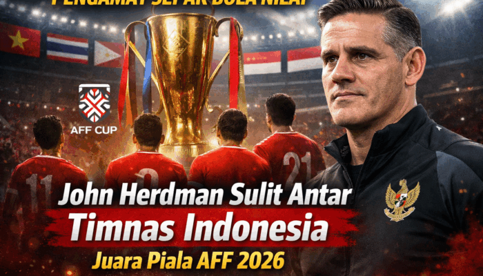 Pengamat Sepak Bola Nilai John Herdman Sulit Antar Timnas Indonesia Juara Piala AFF 2026