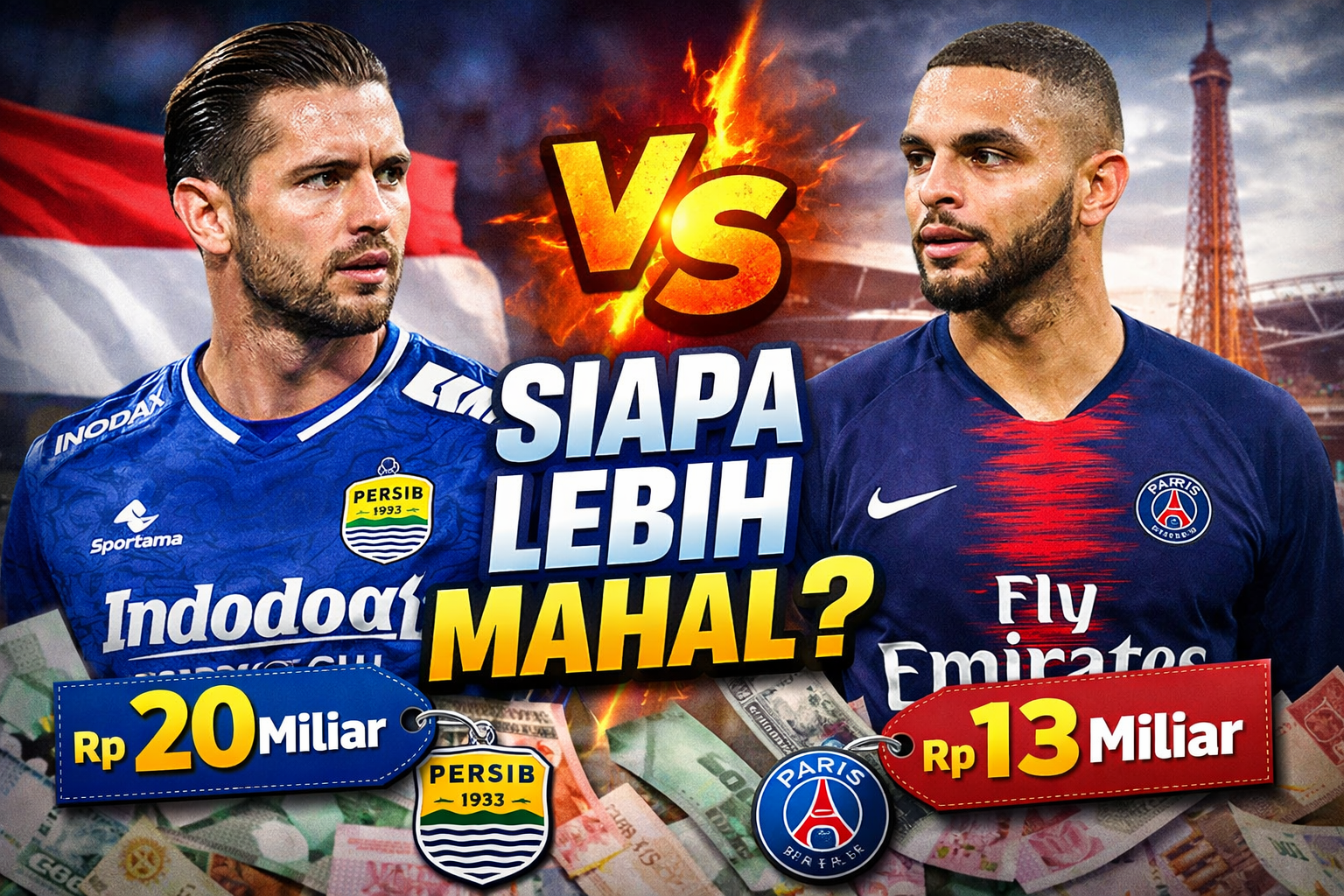 Perbandingan Nilai Pasar Thom Haye dan Layvin Kurzawa, Siapa Termahal di Skuad Persib Bandung?