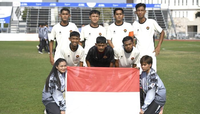 Tim Sepak Bola Cerebral Palsy Indonesia Awali ASEAN Para Games 2025 dengan Kemenangan Telak