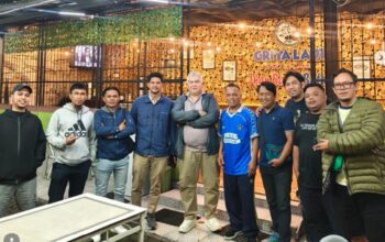 Bobotoh Sambut Hangat Ferry Indrasjarief di Bandung, Ketum The Jakmania: Saya Sangat Senang!