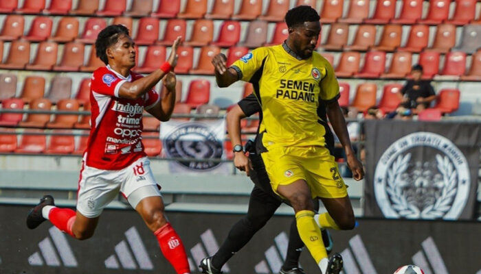 Bali United dan Semen Padang Saling Berbagi Angka dalam Laga Penuh Gol di BRI Super League