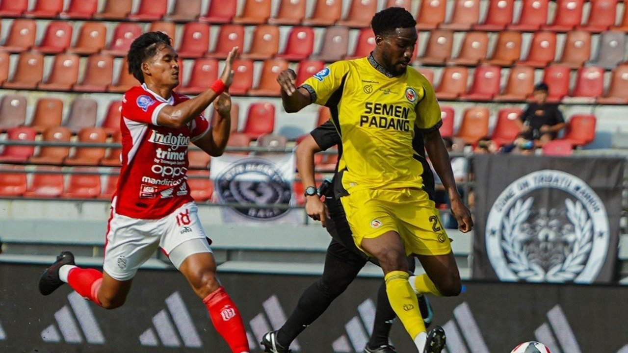 Bali United dan Semen Padang Saling Berbagi Angka dalam Laga Penuh Gol di BRI Super League