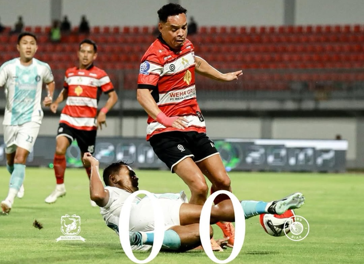 Hasil Madura United vs PSBS Biak di Super League 2025/2026: Duel Ketat Tanpa Gol
