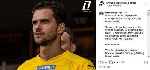 Resmi Berseragam Persija, Paulo Ricardo Pasang Target Juara Super League 2025–2026