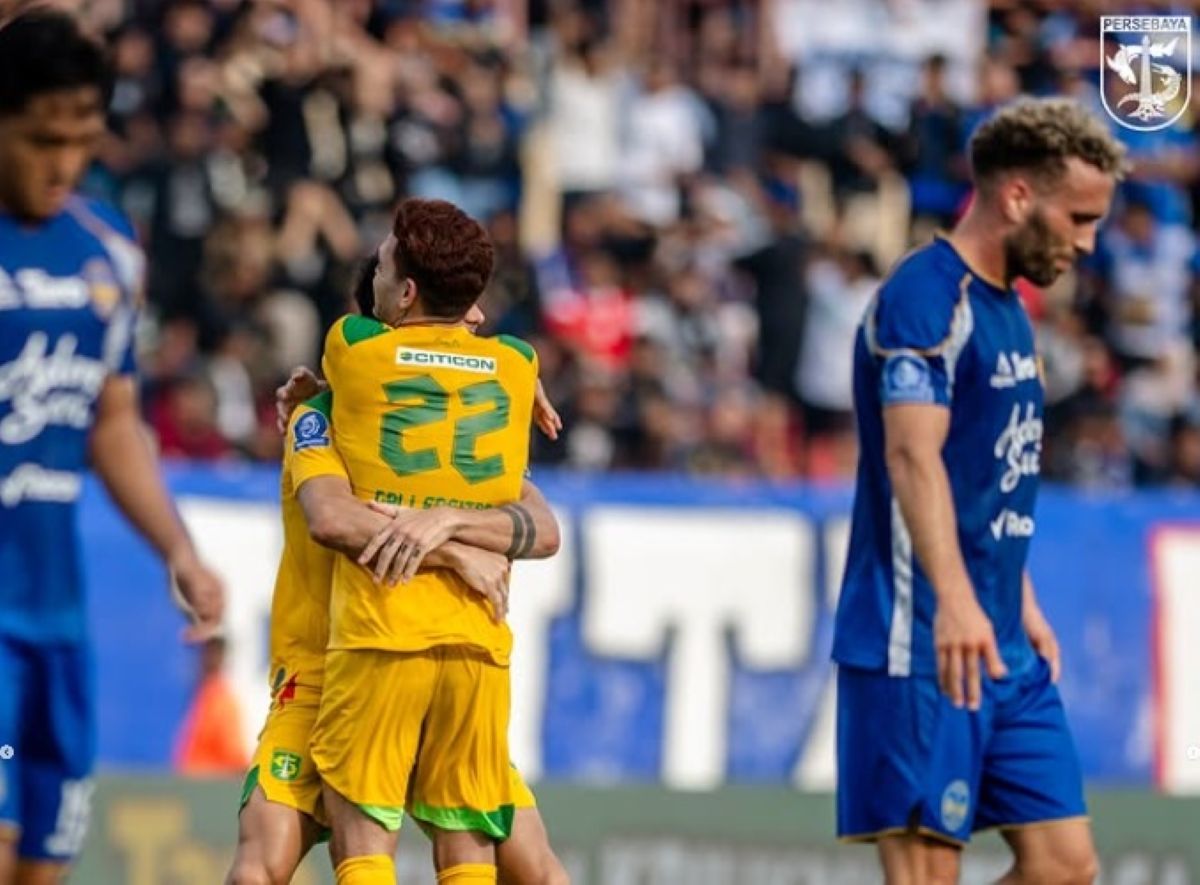 Hasil PSIM Yogyakarta vs Persebaya Surabaya di Super League 2025-2026: Bajul Ijo Menang Telak 3-0