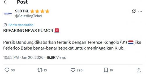Persib Bandung Dikaitkan dengan Eks Bek Timnas Belanda Piala Dunia 2014, Terence Kongolo