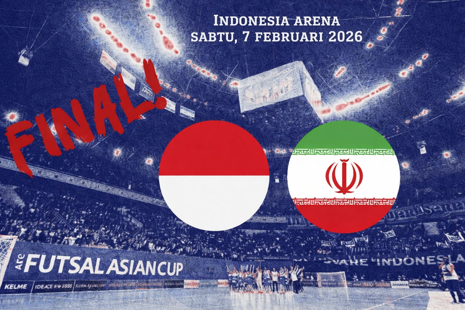 Prediksi Final Piala Asia Futsal 2026: Indonesia vs Iran, Misi Mustahil Garuda Mengguncang Raja Asia