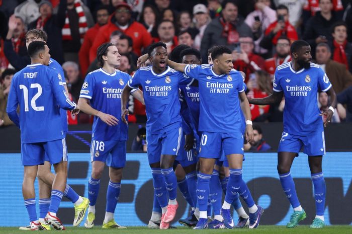 Hasil Liga Champions: Real Madrid Curi Kemenangan di Kandang Benfica, Mourinho Diusir Wasit