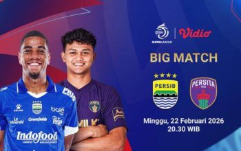 Jadwal Live Persib Bandung vs Persita Tangerang di BRI Super League 2025/2026