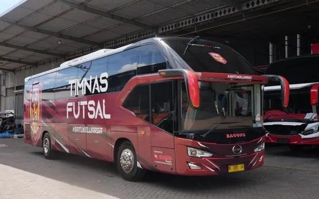 Timnas Futsal Indonesia Miliki Bus Resmi Baru, Tampil Mewah dan Penuh Filosofi