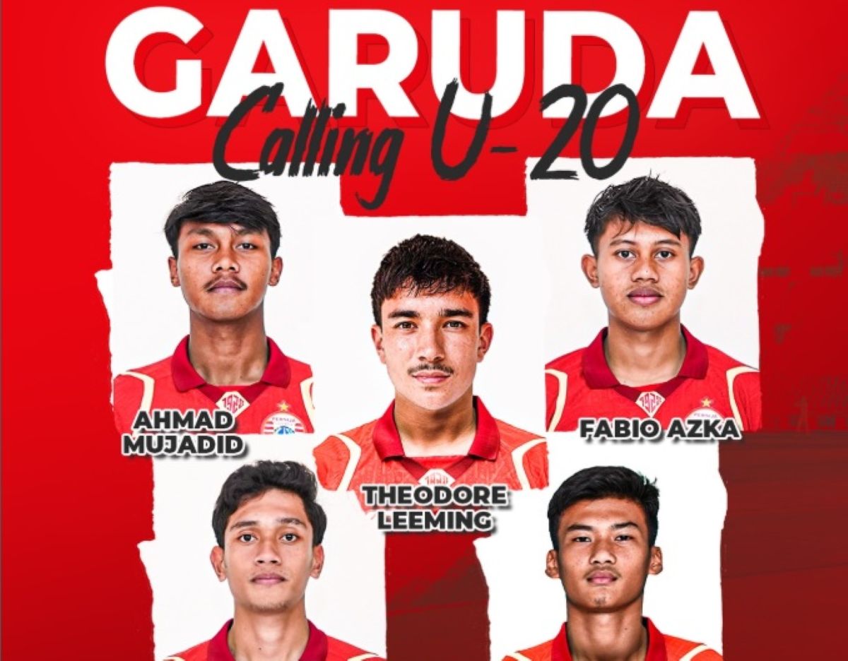 Persija Lepas Lima Pemain Muda untuk Perkuat Timnas Indonesia U-20 di Surabaya