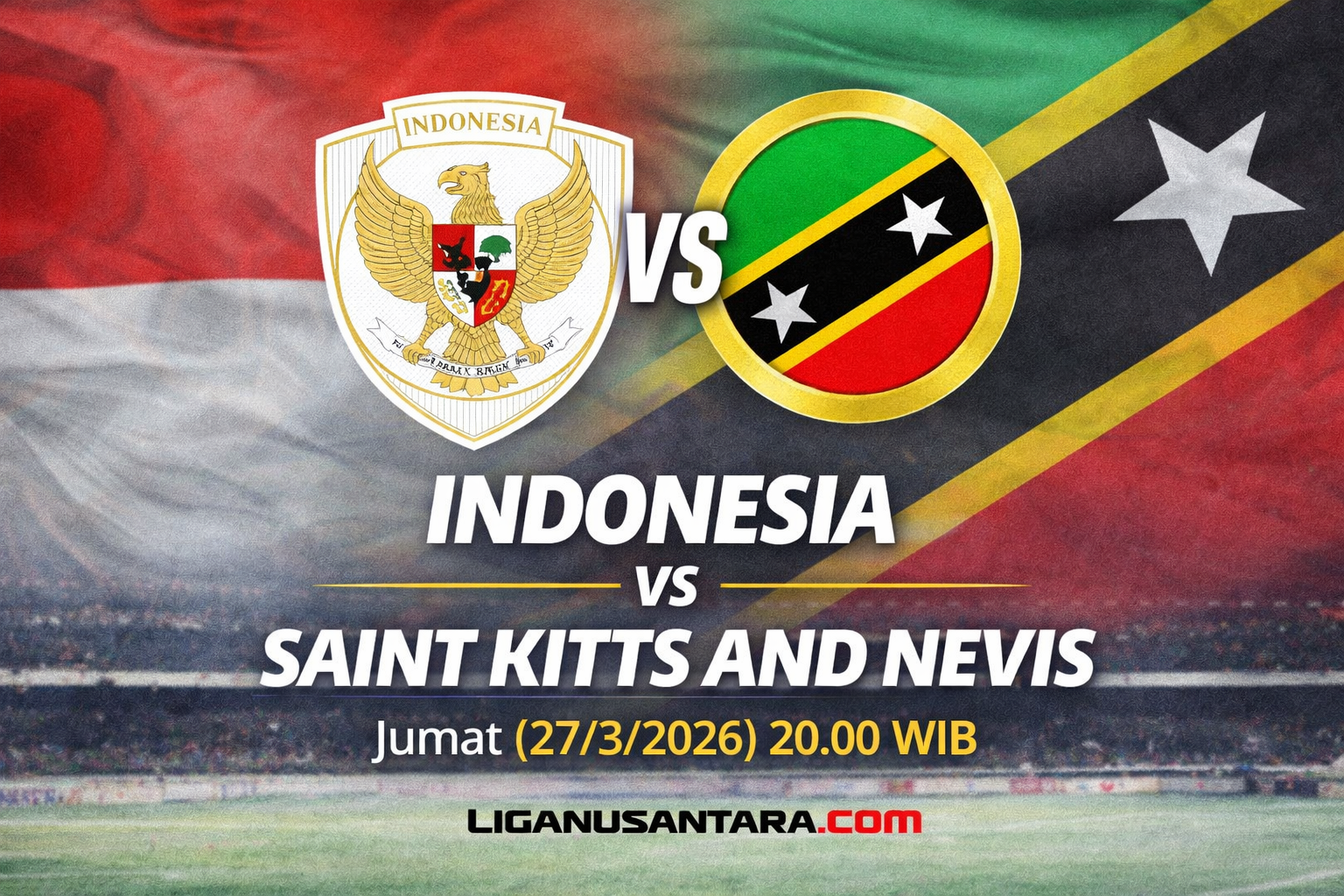 Indonesia vs Saint Kitts and Nevis