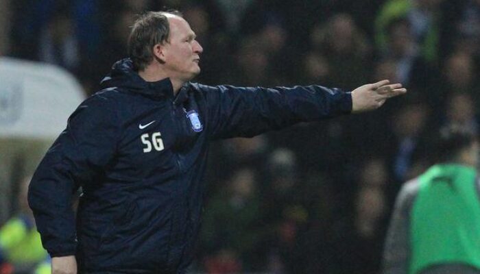Simon Grayson saat menukangi Preston North End pada 2017