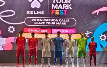 Kelme Resmi Perkenalkan Jersi Baru Timnas Indonesia di Stadion Utama Gelora Bung Karno