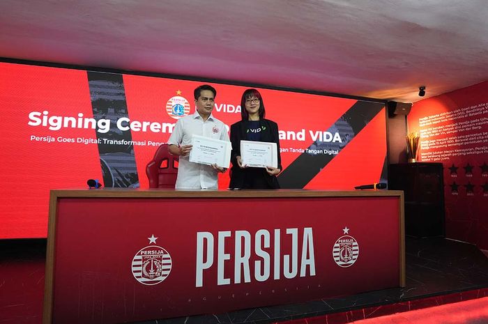 Persija Gandeng VIDA untuk Digitalisasi Administrasi, Jadi Pelopor Transformasi Digital di Liga Indonesia
