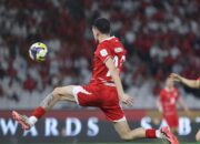 Aksi Justin Hubner pada laga Timnas Indonesia lawan St. Keitt and Nevis di FIFA Series 2026