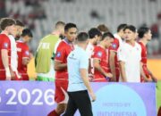 Rizky Ridho dan John Herdman usai laga final FIFA Series 2026 antara Timnas Indonesia melawan Bulgaria,