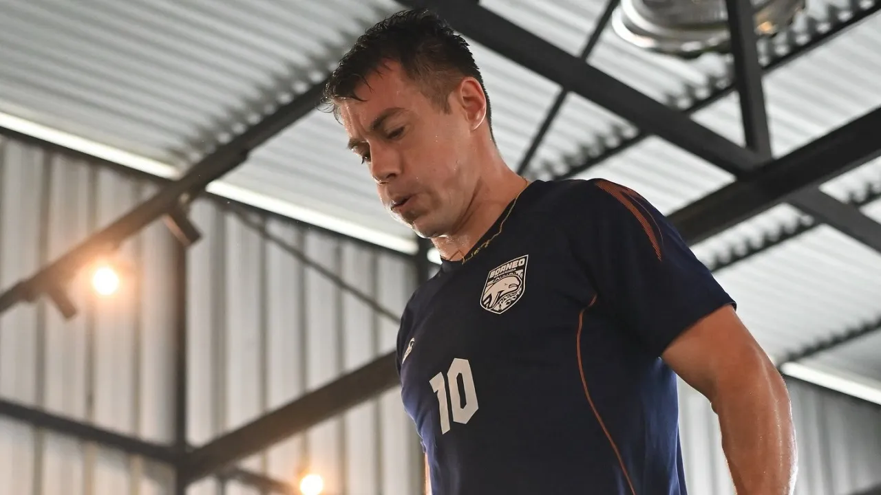 Gelandang Borneo FC, Mariano Peralta kembali gabung latihan