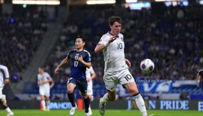 Timnas Indonesia saat kalah 0-6 dari Jepang. (Foto: PSSI)