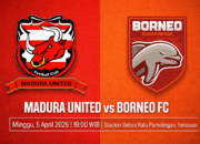 Prediksi BRI Super League: Madura United vs Borneo FC 5 April 2026