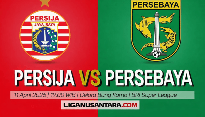 Persija vs Persebaya: Laga Penentuan di Pekan ke-27 BRI Super League