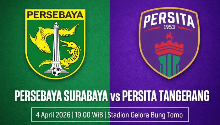 Persebaya Hadapi Tantangan Berat Saat Menjamu Persita Tangerang di Pekan ke-26