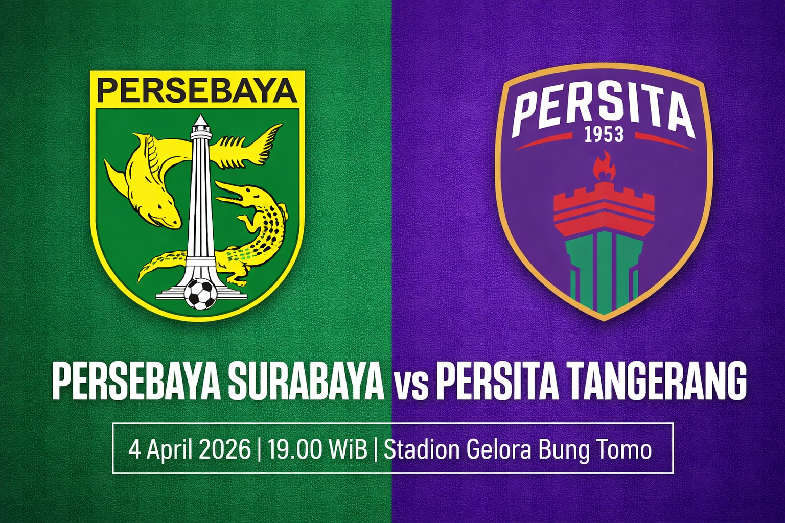 Persebaya Surabaya vs Persita Tangerang