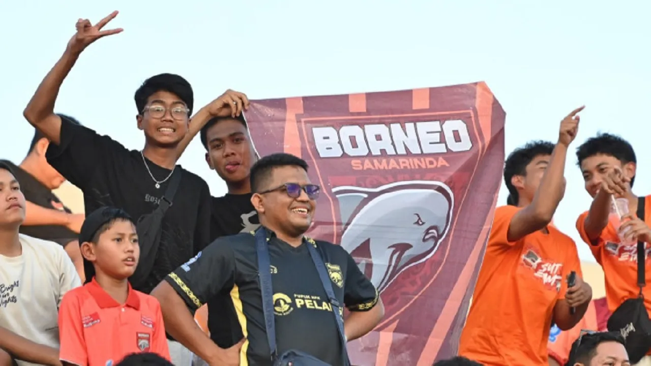 Suporter Borneo FC diminta padati Stadion Segiri/foto dok Borneo FC