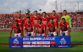 Starting XI Bali United pada laga BRI Super League 2025/2026